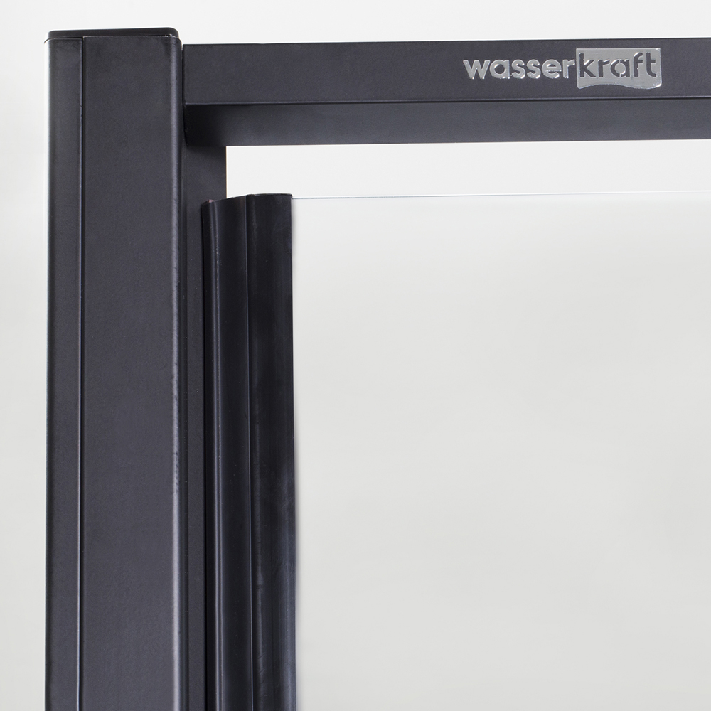 Душевой уголок WasserKRAFT Elbe WasserSchutz 74P07 120x90, стекло прозрачное, профиль черный