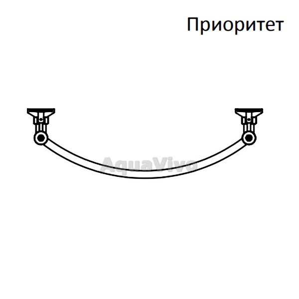 Полотенцесушитель Тругор Приоритет эл ТЭН 1 П 80х40 электрический, с полкой - фото 1