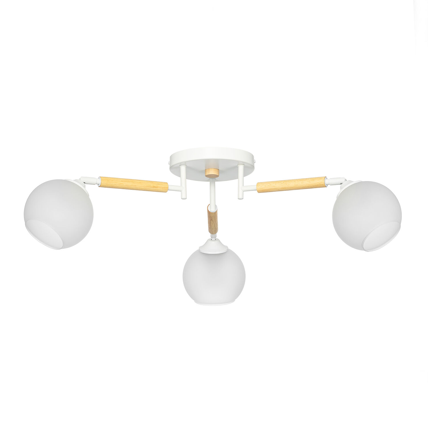 Потолочная люстра Citilux Tika CL133130, арматура белая, плафоны стекло белое - фото 1