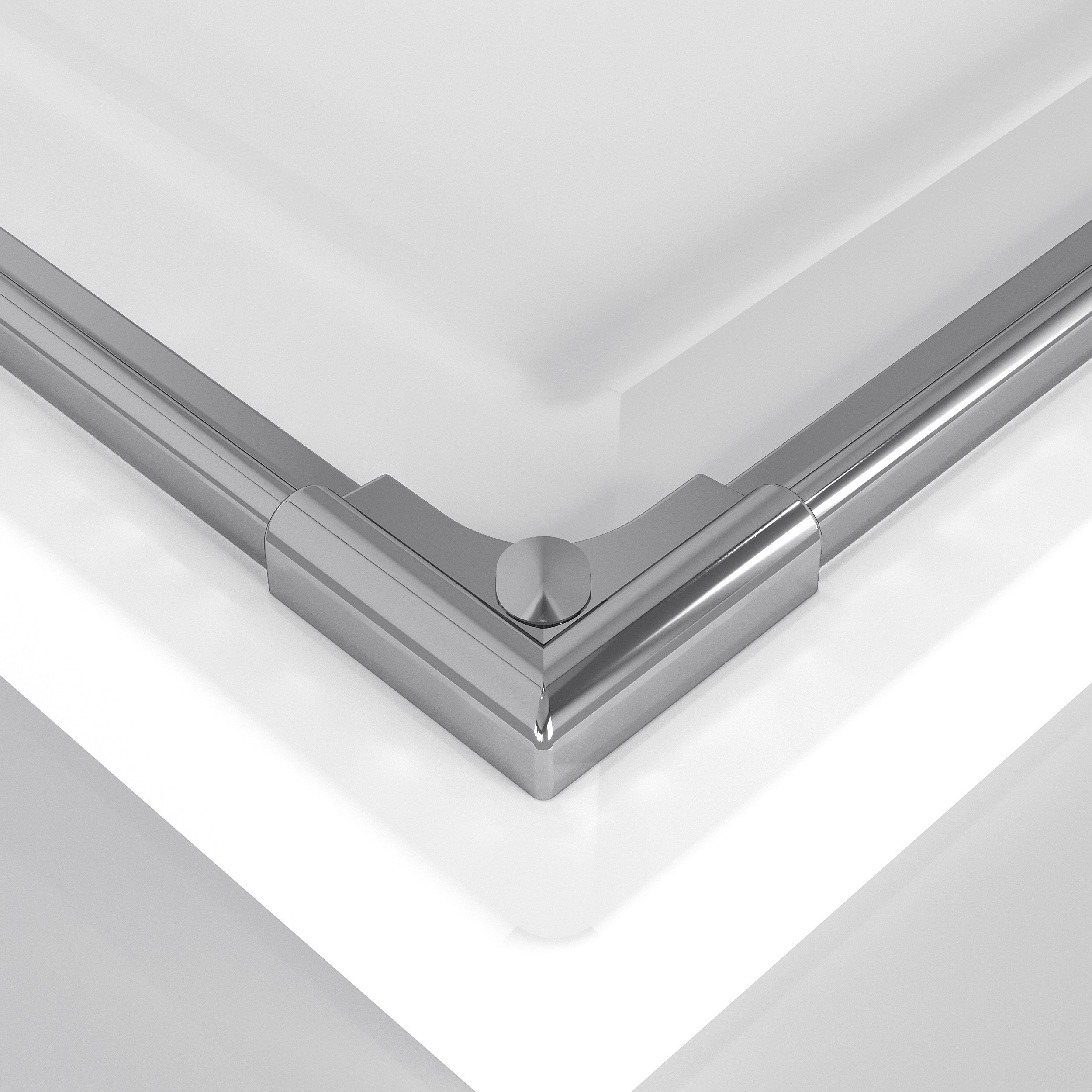 Душевой уголок Niagara Nova NG-6630-34 100x100, стекло прозрачное, профиль хром