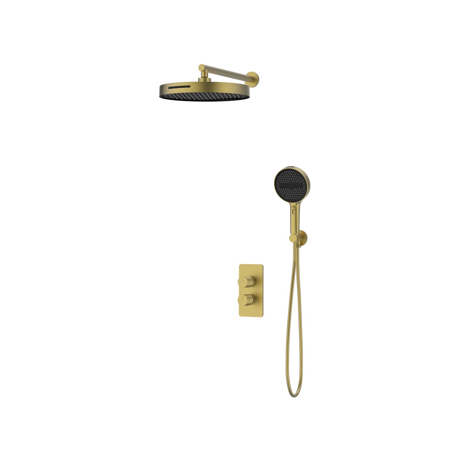 Душевой комплект Vincea Domus VSFW-5DM0BG, встраиваемый, цвет брашированное золото