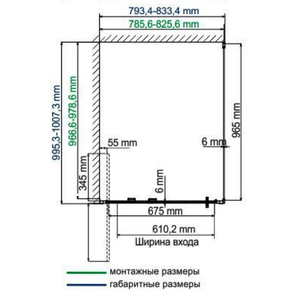 Душевой уголок WasserKRAFT Salm WasserSchutz 27I29 100х80, стекло прозрачное, профиль серебристый