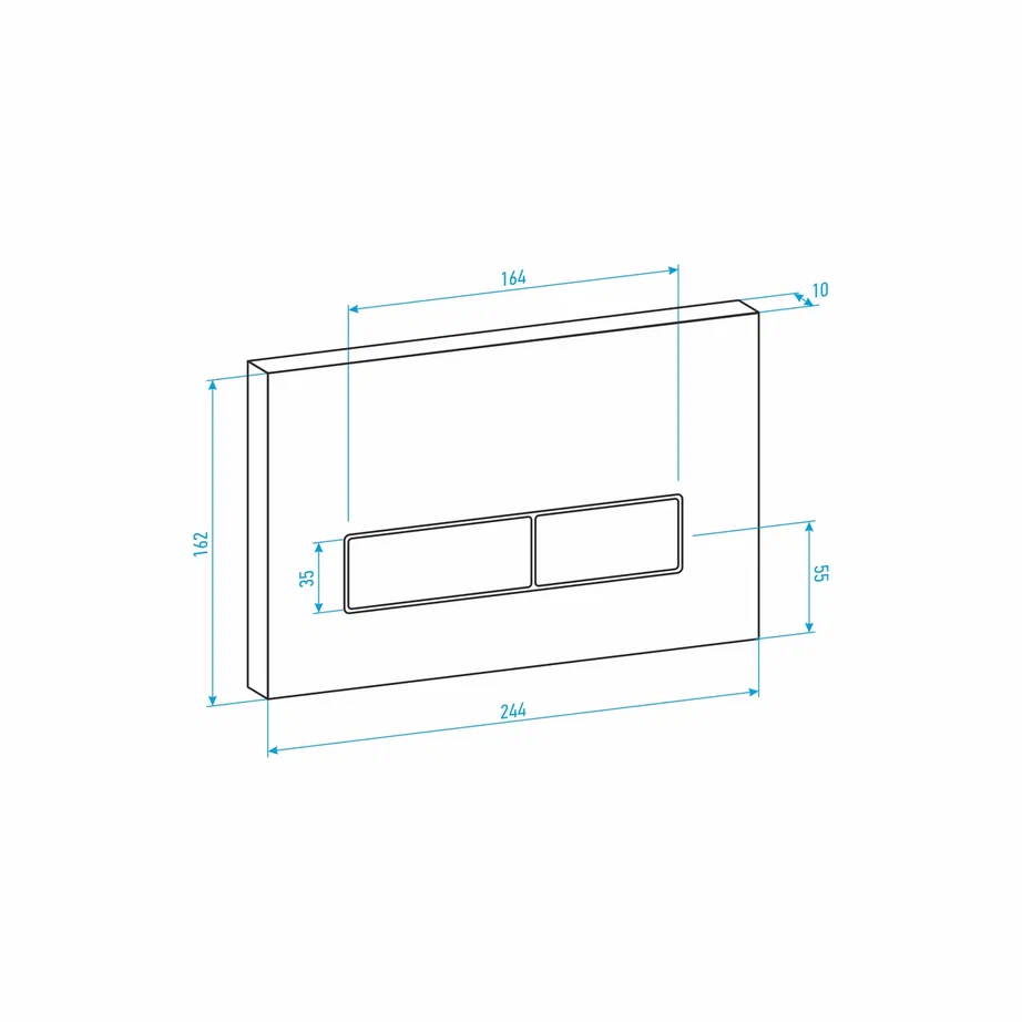 Комплект: Инсталляция JK45045 + Кнопка JK206549 белая / хром + Stella JK1021007 белый унитаз
