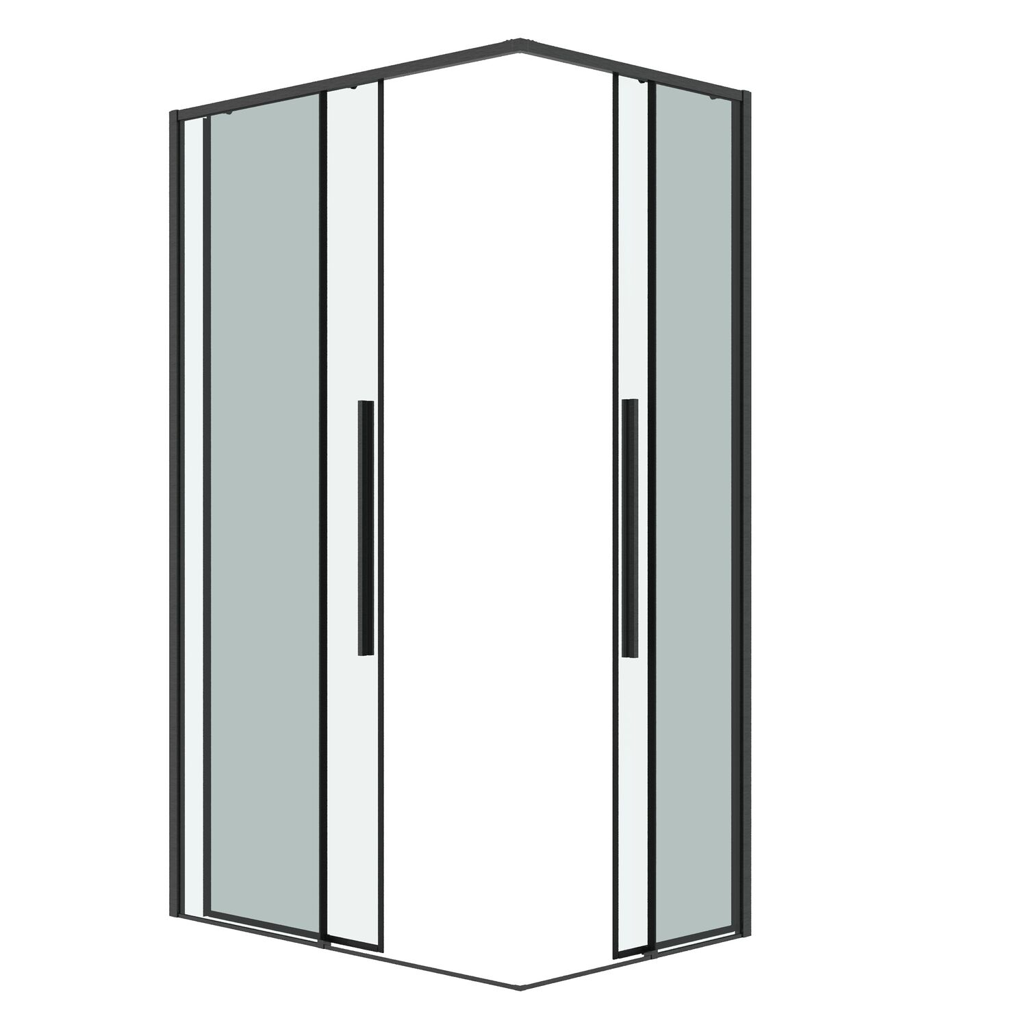 Душевой уголок Grossman Galaxy 300.K33.01.9070.42.00 90х70, стекло прозрачное, профиль графит сатин