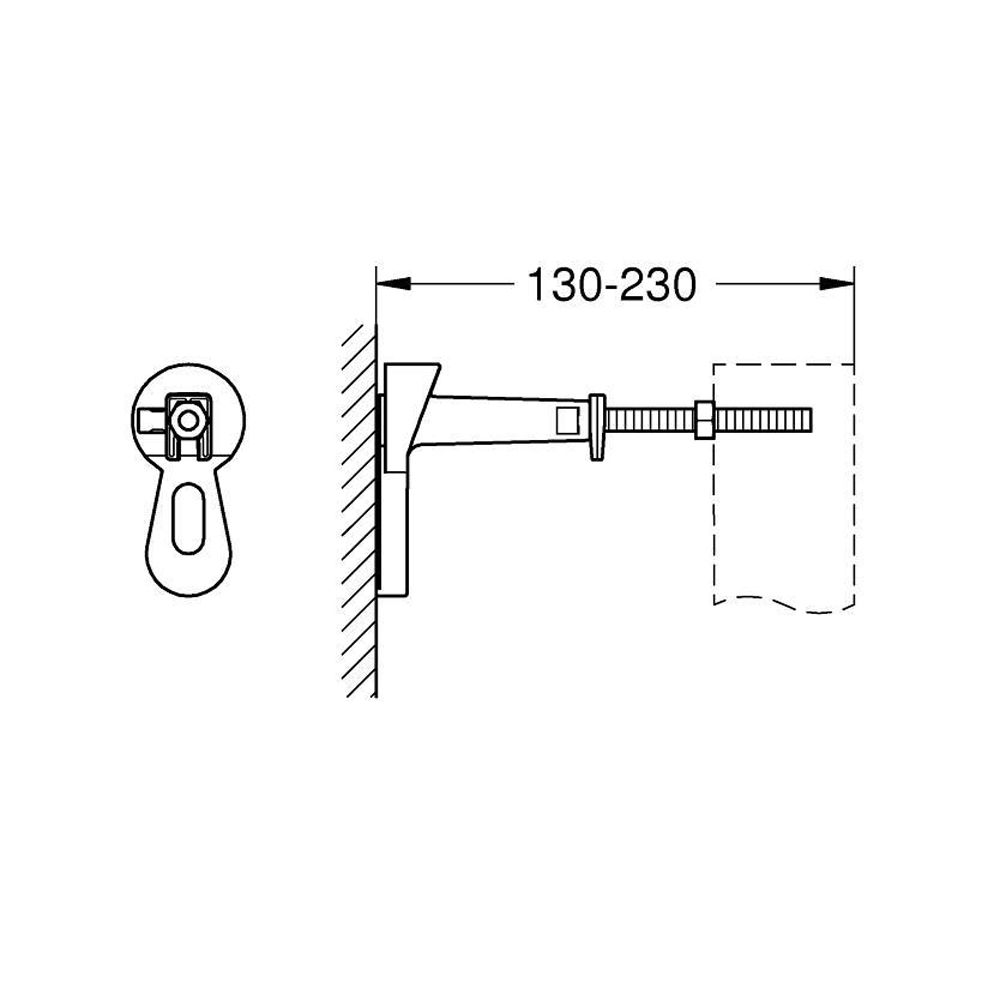 Комплект: Инсталляция Grohe 38772001 кнопка хром+AM.PM X-Joy C851900SC белый унитаз