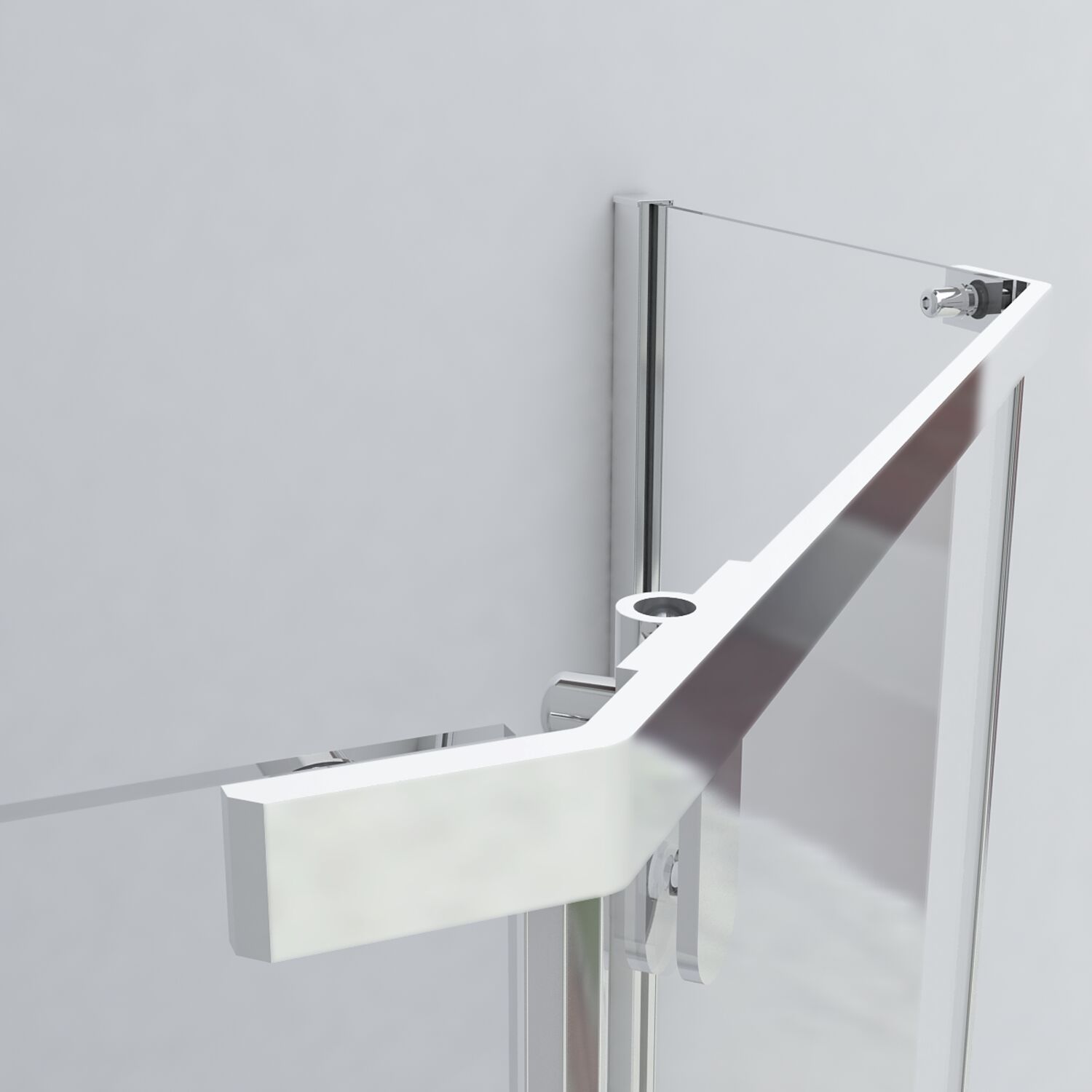 Душевой уголок Vincea Stresa VSP-1S 90x90, стекло прозрачное, профиль брашированное золото - фото 1