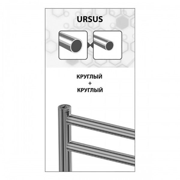 Полотенцесушитель Lemark Ursus П10 50x80 водяной, цвет черный - фото 1