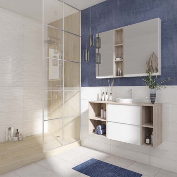 Мебель для ванной Cersanit Moduo 60, со столешницей, цвет белый / дуб - фото 1