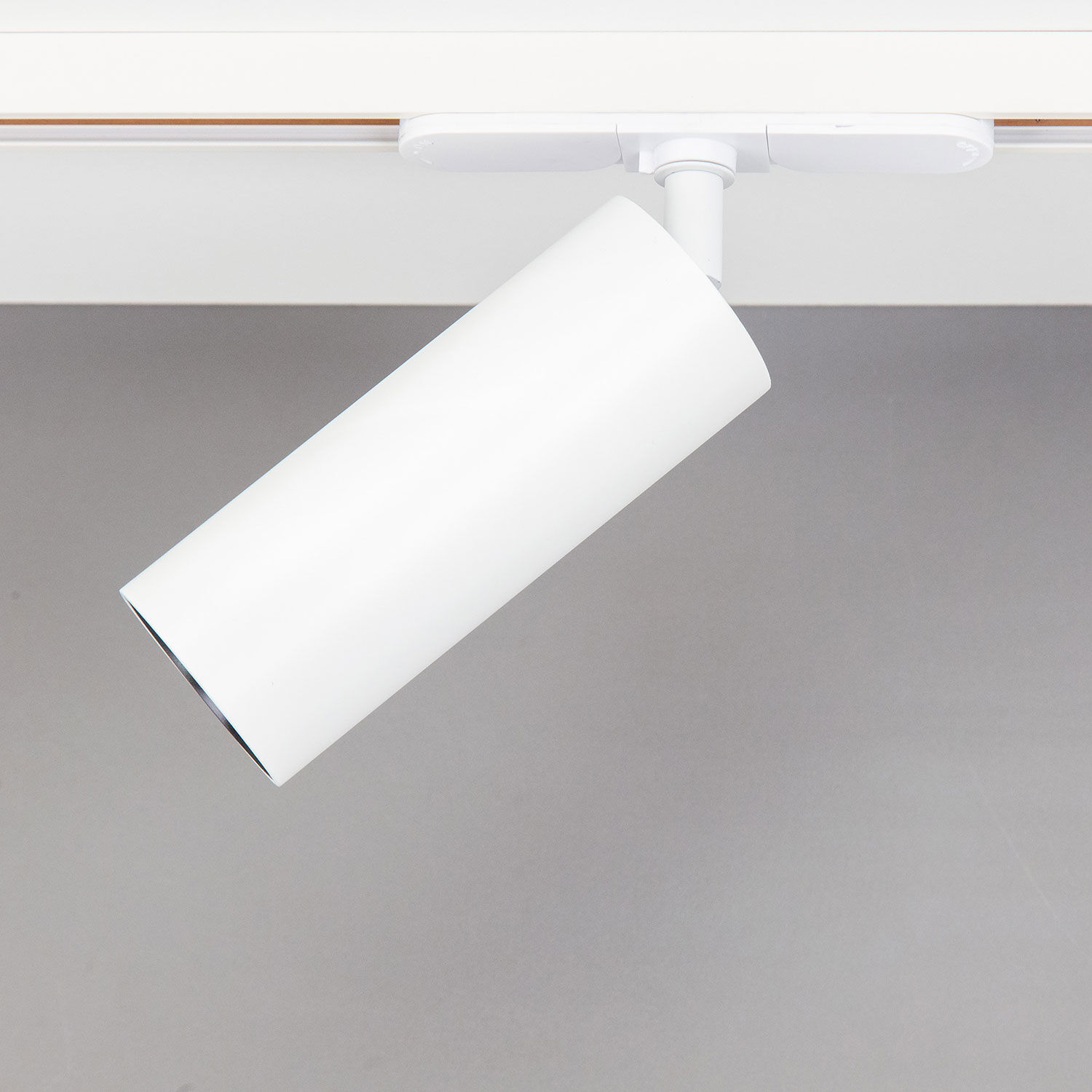 Трековый светильник Citilux Тубус CL01T120N, арматура белая, плафоны металл прозрачный - фото 1