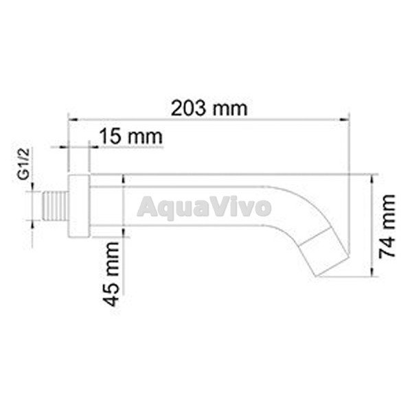 Душевой комплект WasserKRAFT Alme A171568 Thermo, встраиваемый, цвет хром