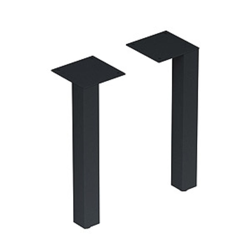 Мебель для ванной Corozo Инди 60, напольная/подвесная, с черной раковиной Стандарт, цвет дуб канзас/графит