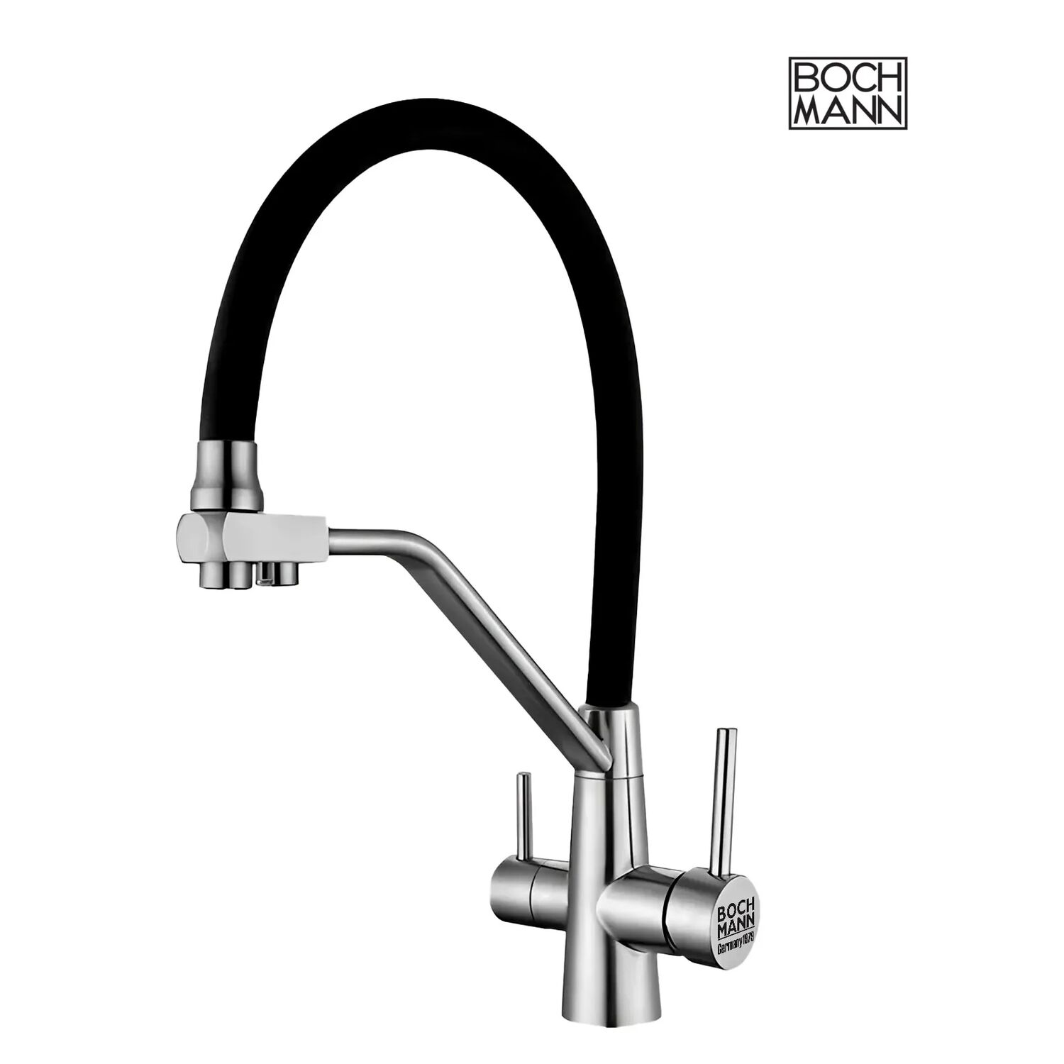 Смеситель Boch Mann Else BN BM10426 для кухни, под фильтр, цвет никель матовый