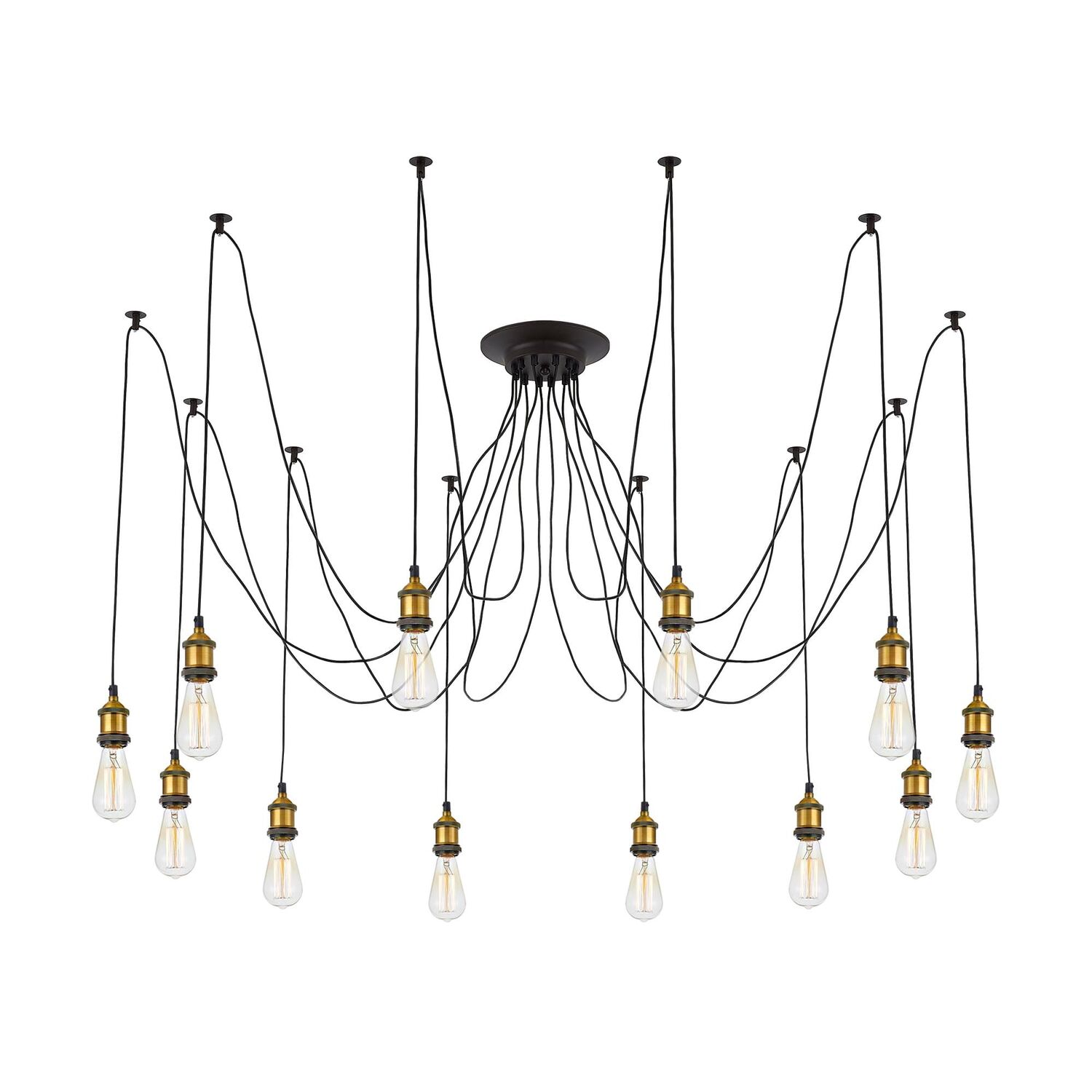 Потолочная люстра Citilux Эдисон CL451121, арматура венге - фото 1