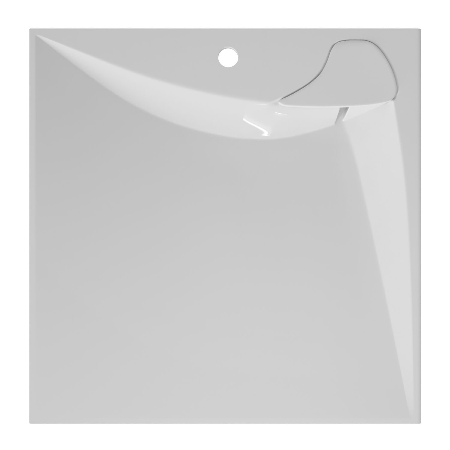 Раковина Mixline Бруно 60x60 над стиральной машиной, цвет белый - фото 1