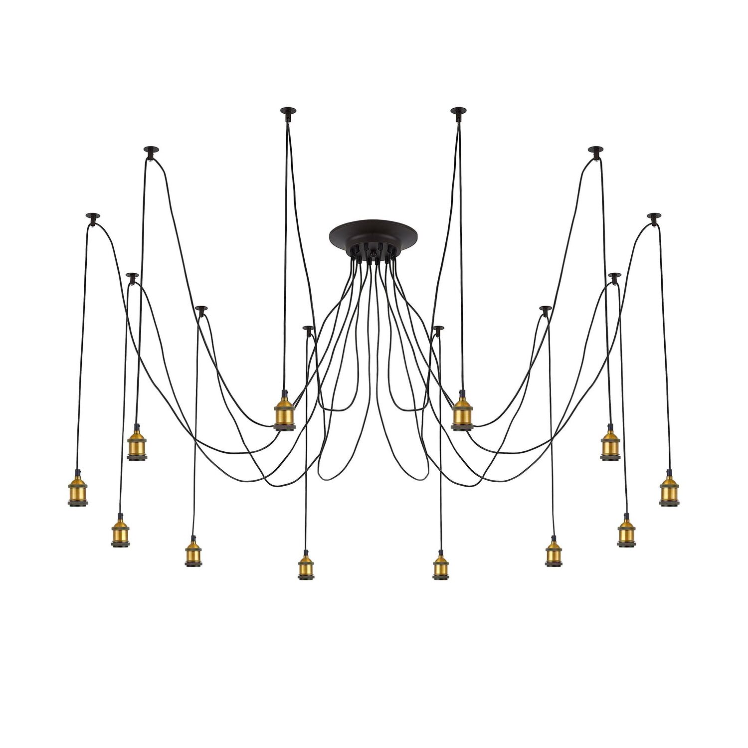 Потолочная люстра Citilux Эдисон CL451121, арматура венге