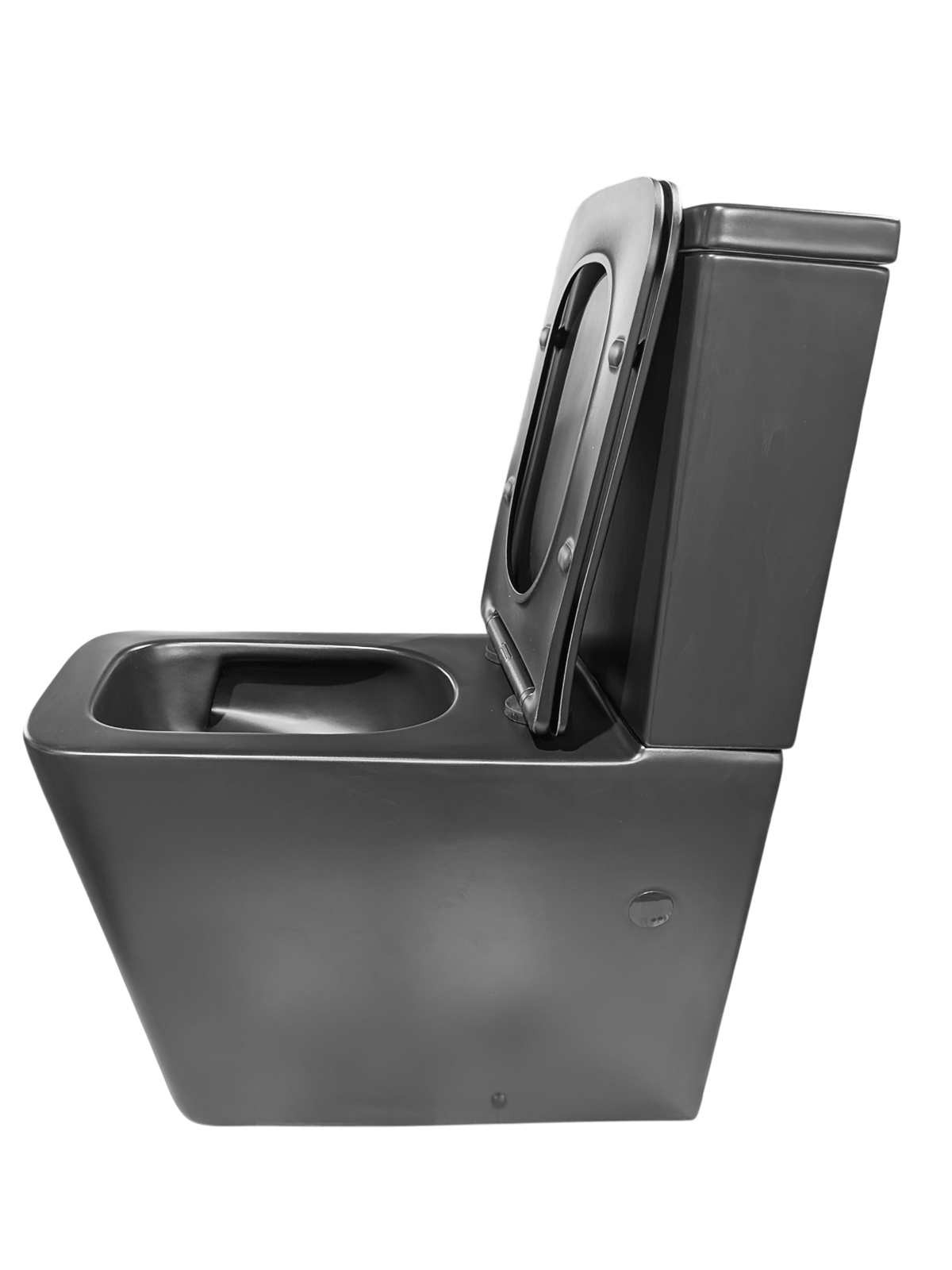 Унитаз Joki Bliss Т JK3062022MB напольный, безободковый, смыв Торнадо, с сиденьем микролифт, цвет черный матовый