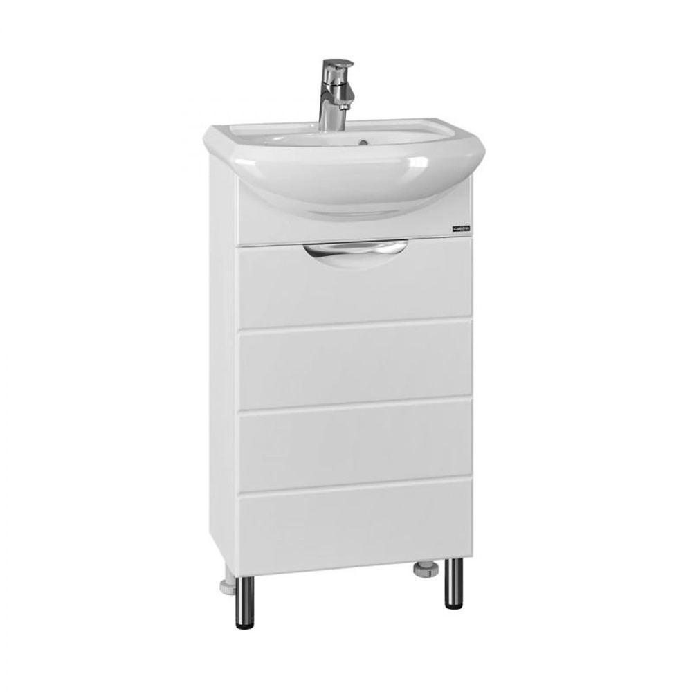 Тумба под раковину Санта Родос 45 N, напольная, цвет белый - фото 1