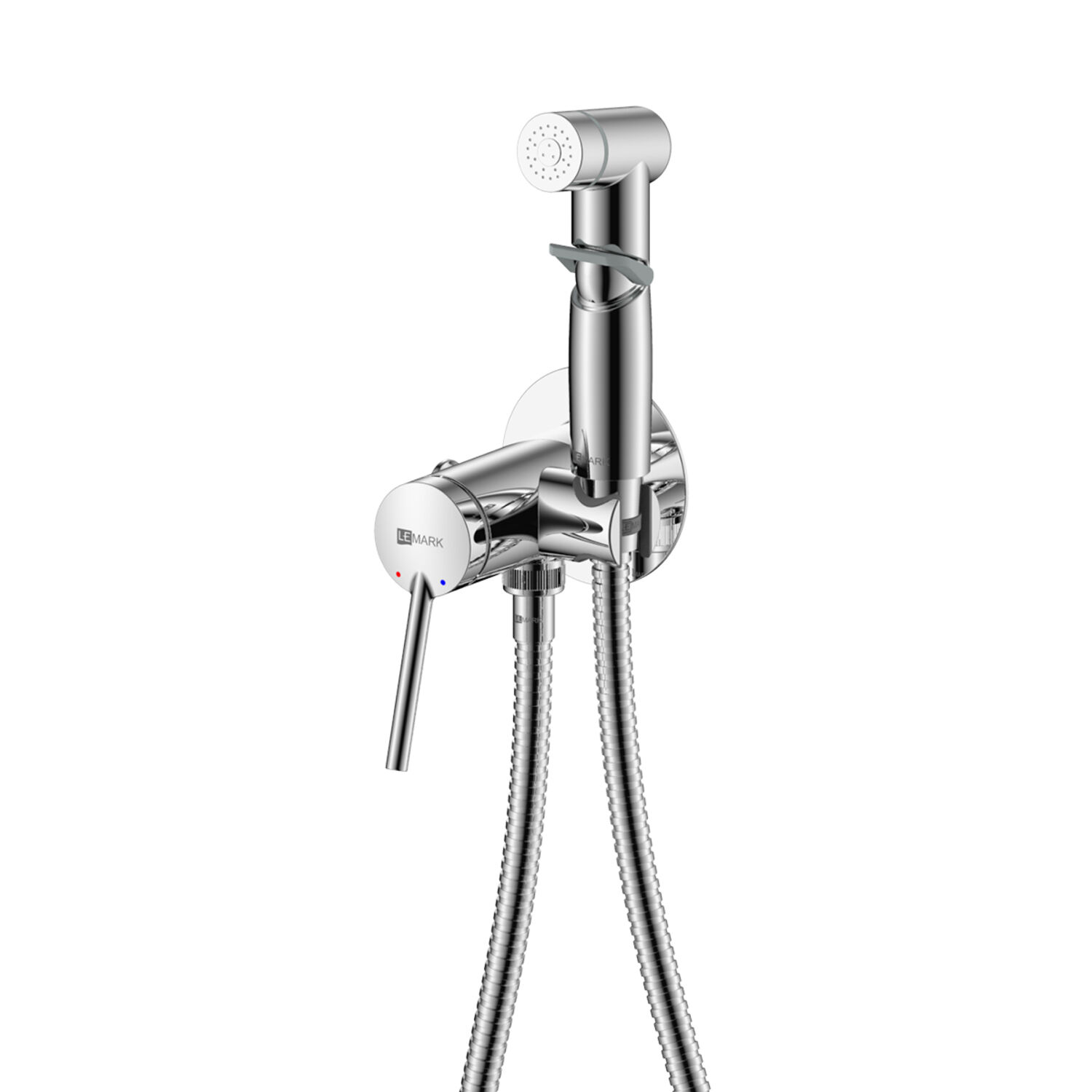 Гигиенический душ Lemark Minima LM3819C, со встраиваемым смесителем, цвет хром