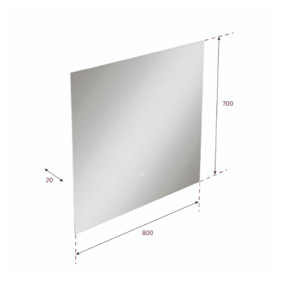 Мебель для ванной Оника Алеста 80, цвет белый