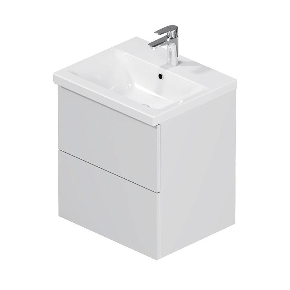 Тумба под раковину AM.PM Gem 50 подвесная, цвет белый глянец