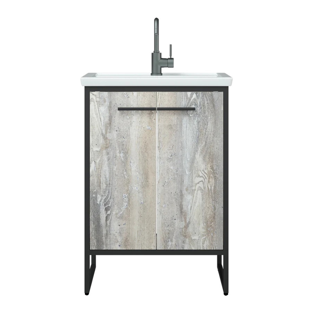 Тумба под раковину Corozo Айрон 70, цвет антик - фото 1