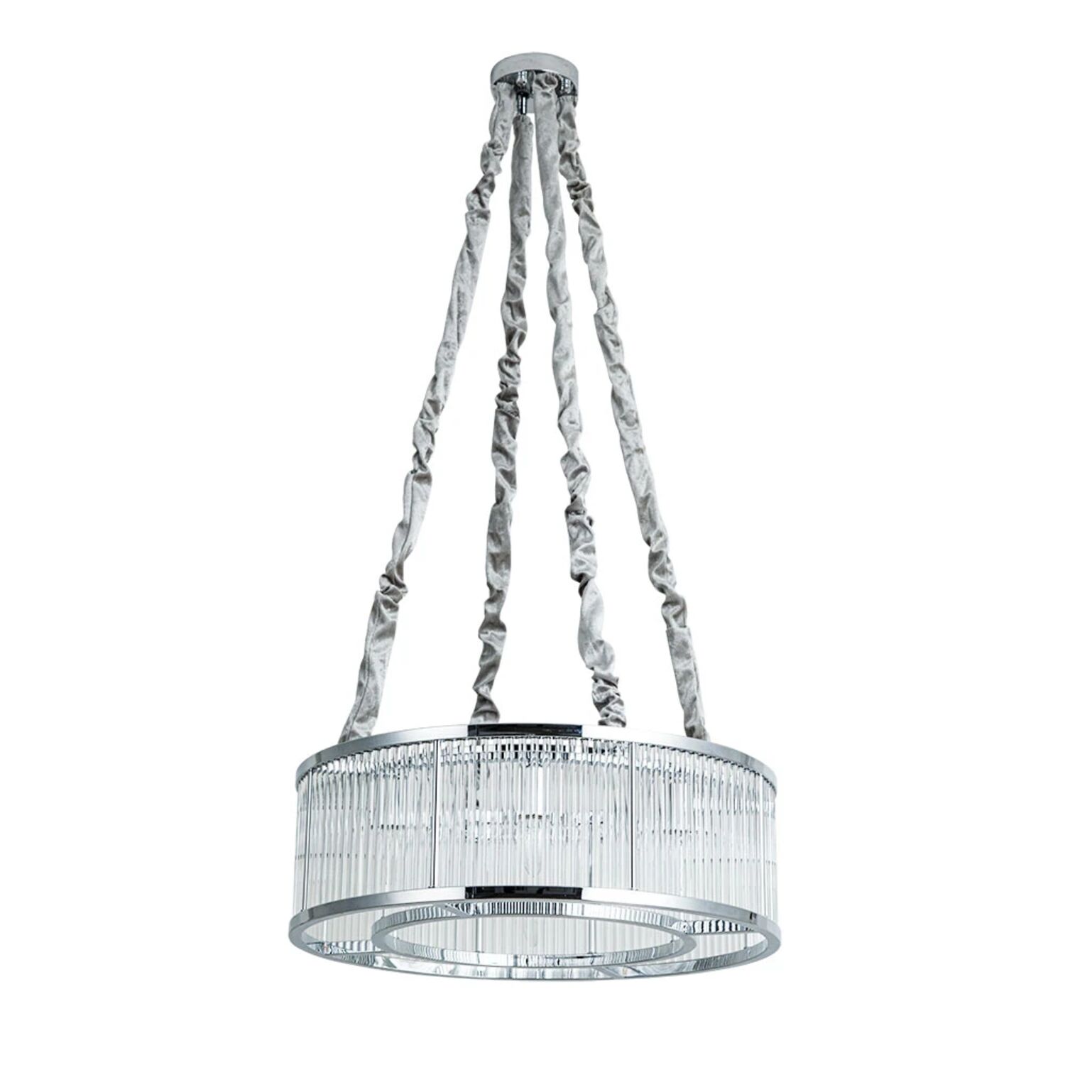 Подвесная люстра Arte Lamp Anetta A1065SP-8CC, арматура хром, плафон хрусталь прозрачный