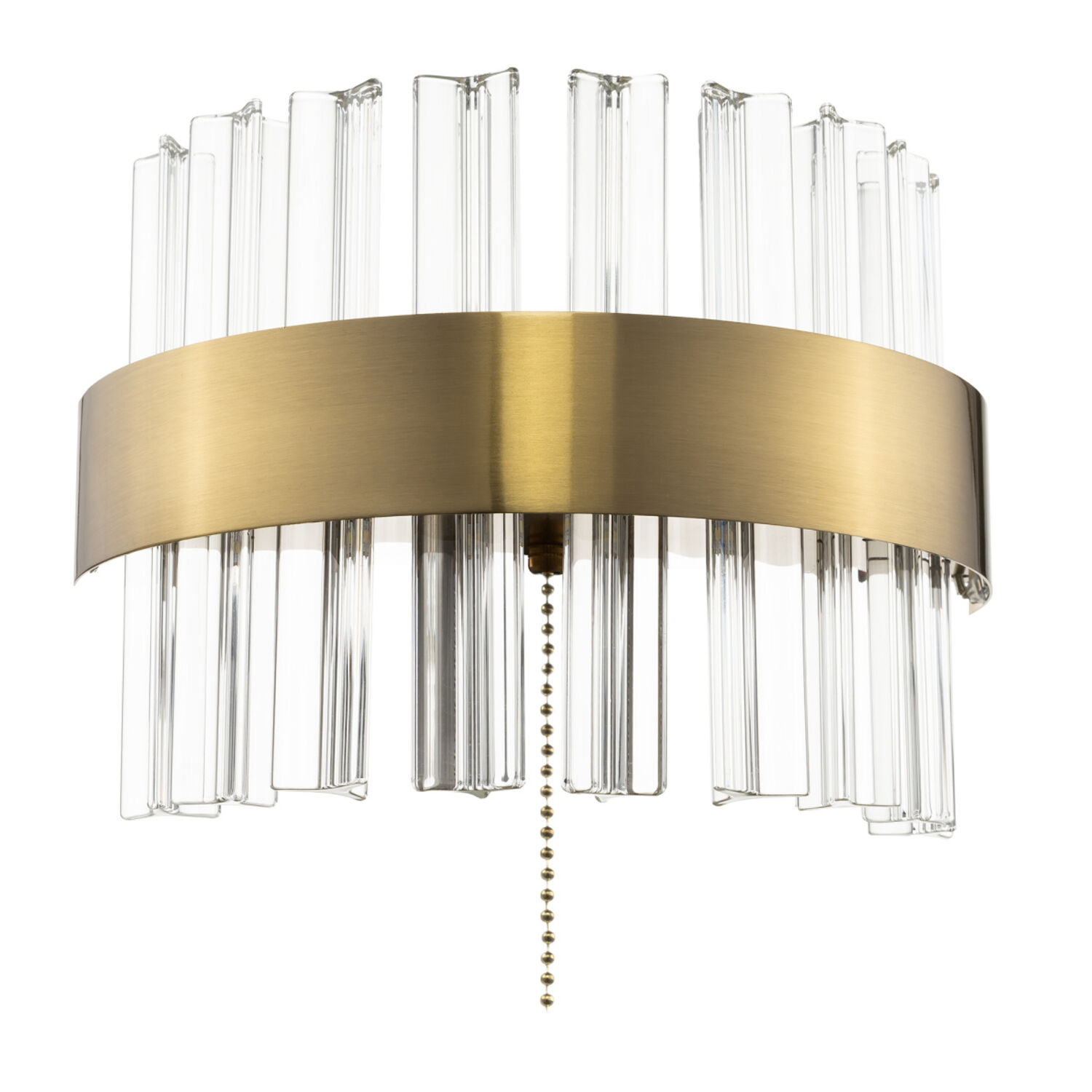 Бра Citilux Рианна CL337313, арматура бронза, плафоны хрусталь прозрачный