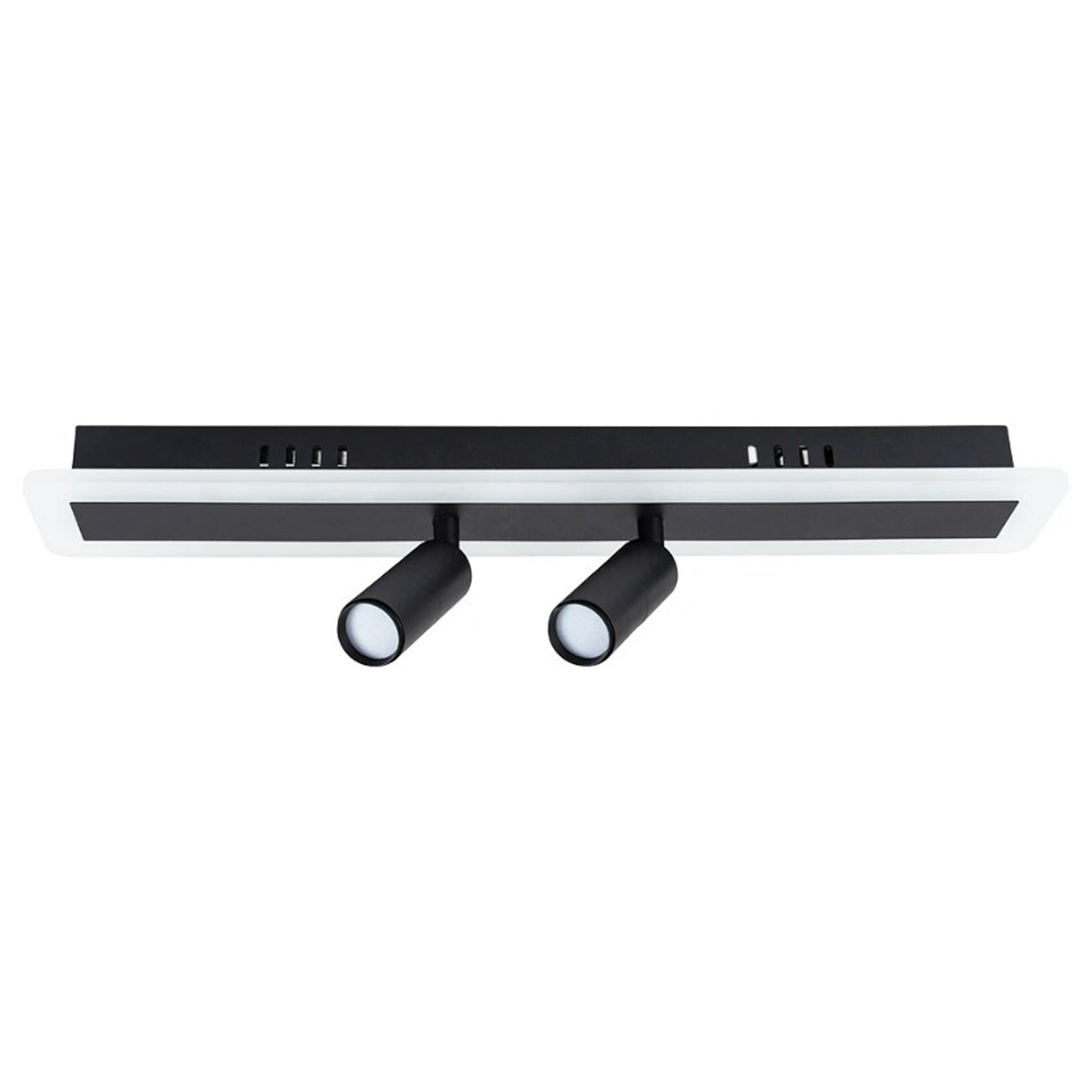 Спот Arte Lamp Tommy A2607PL-22BK, арматура черный, плафон акрил белый