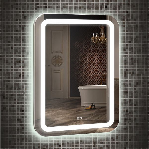 Зеркало Mixline Мальта-2 55x80, с подсветкой, с антизапотеванием