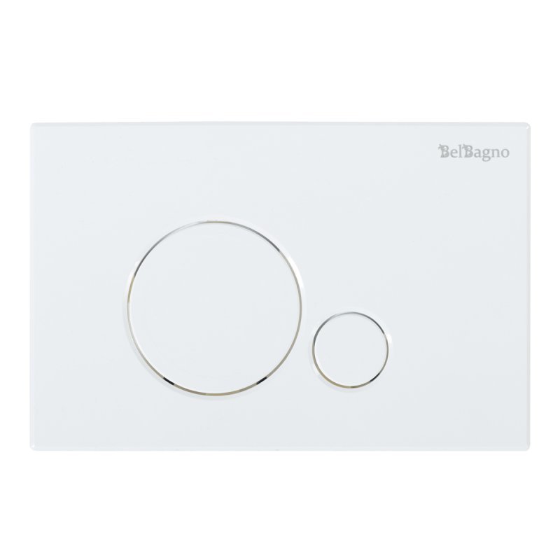 Кнопка смыва Belbagno Sfera BB014-SR-BIANCO для унитаза, цвет белый