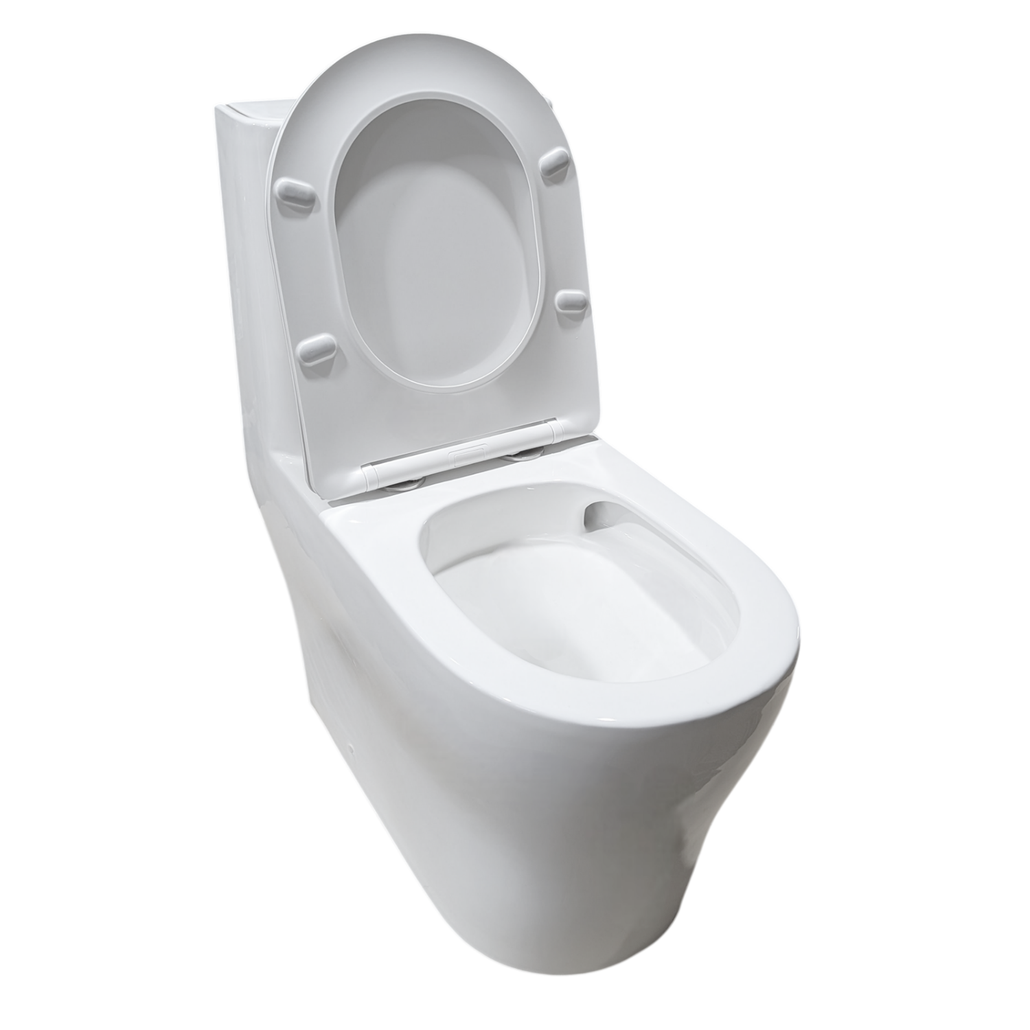 Унитаз-моноблок Joki Palace T JK86382100 напольный, безободковый, смыв Торнадо, с сиденьем микролифт, цвет белый - фото 1