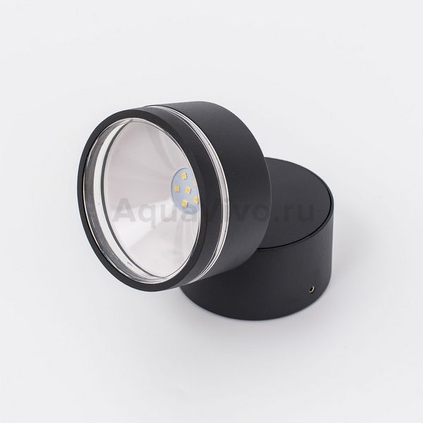 Настенный уличный светильник Citilux CLU0008R, арматура черная, плафон/абажур стекло, цвет прозрачный