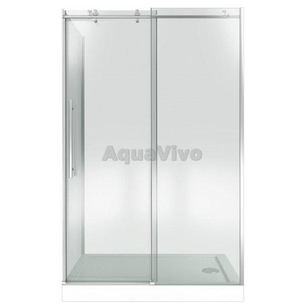 Душевой уголок Good Door Puerta WTW+SP-C-CH 120x80, стекло прозрачное, профиль хром