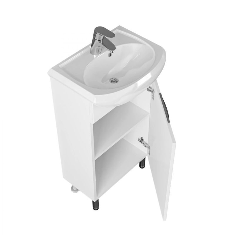 Тумба под раковину Санта Родос 45 N, напольная, цвет белый - фото 1