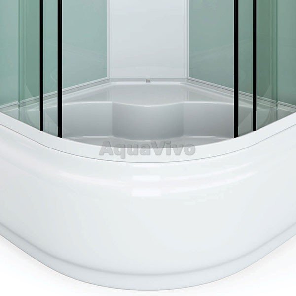 Душевая кабина Arcus Style S-02 90x90, стекло матовое, профиль белый - фото 1