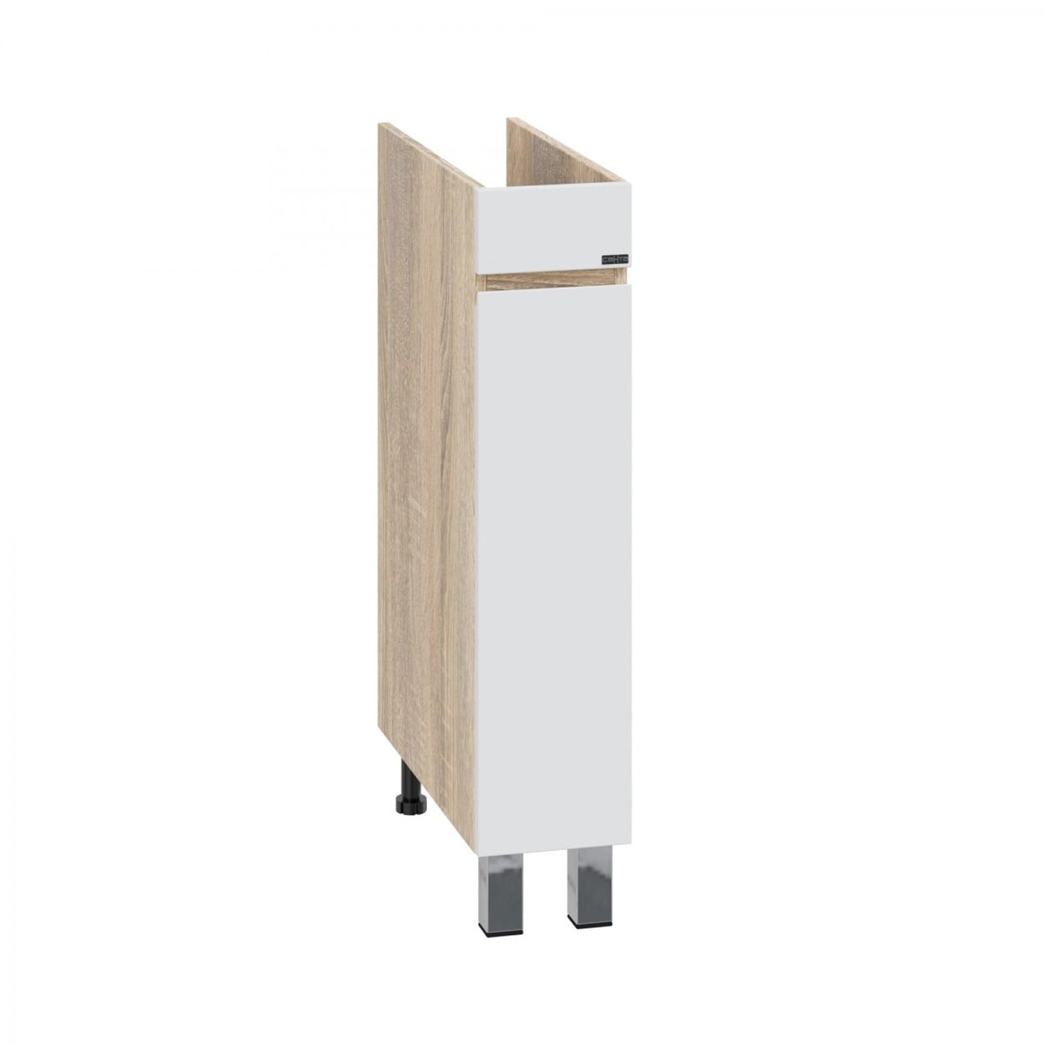 Тумба под раковину Санта Марс 19 напольная, цвет белый / янтарное дерево - фото 1