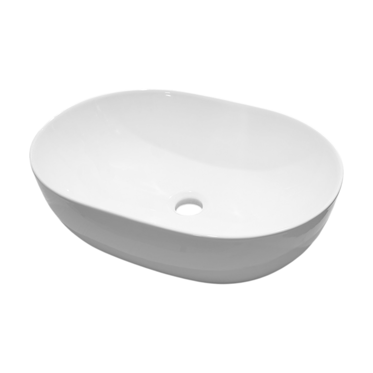 Раковина Joki Herba JK86064013 накладная, 48х35 см, цвет белый глянцевый - фото 1