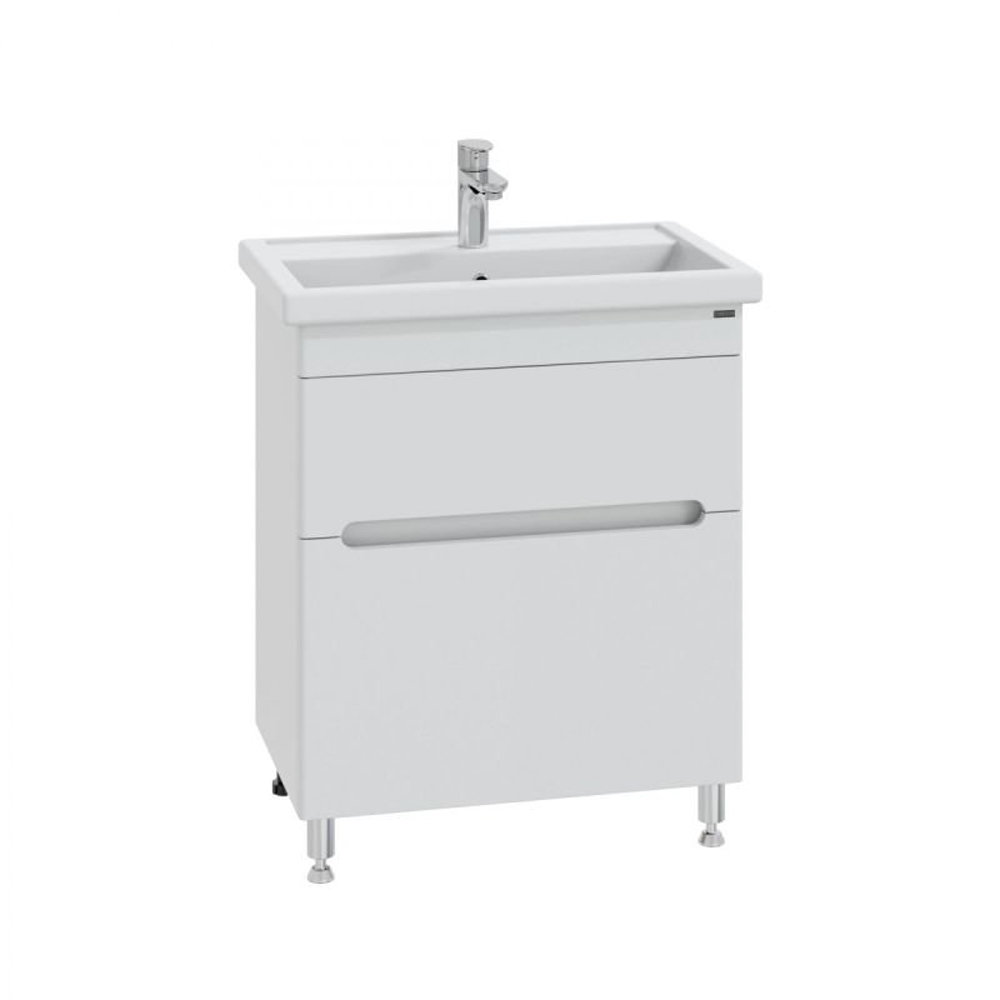 Тумба под раковину Санта Лондон 70 напольная, с ящиками, цвет белый - фото 1
