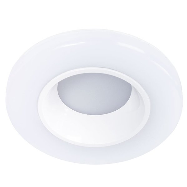 Точечный светильник Arte Lamp Alioth A7991PL-1WH, арматура белая, плафон пластик белый, 9х9 см