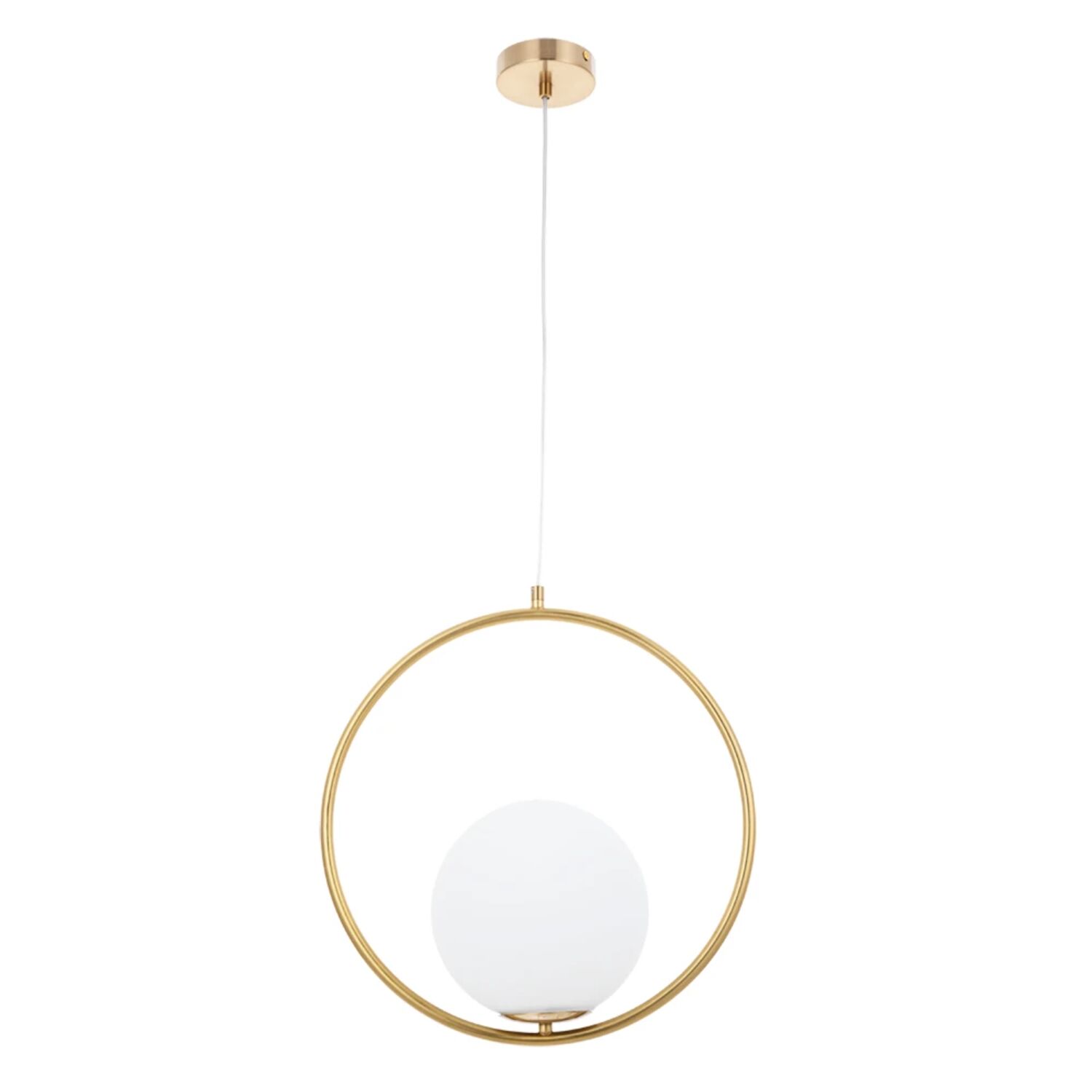 Подвесной светильник Arte Lamp Matisse A7742SP-1AB, арматура античная бронза, плафон стекло белое