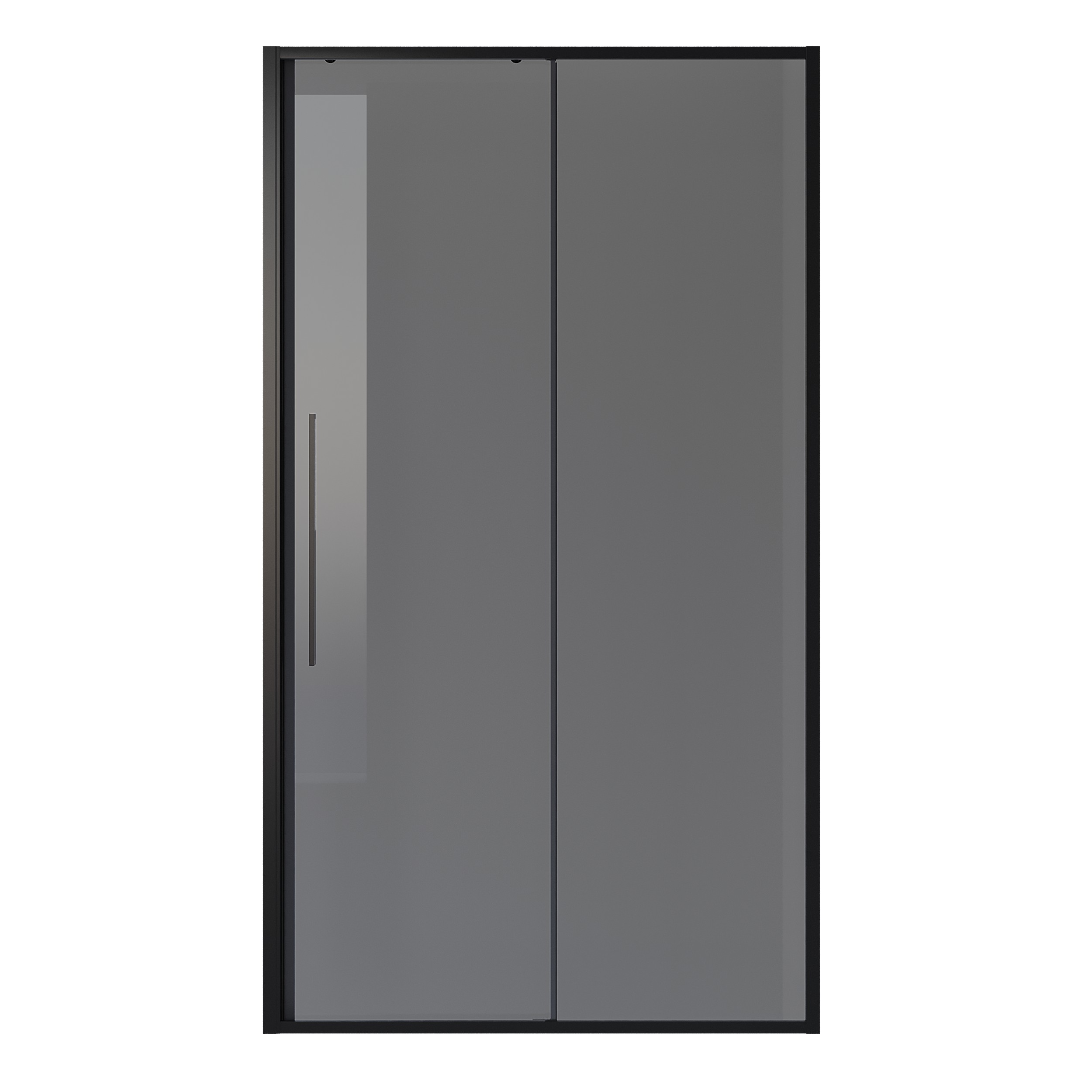Душевой уголок Niagara Nova NG-85-12TB-TB80-34 120x80, стекло тонированное, профиль черный матовый - фото 1
