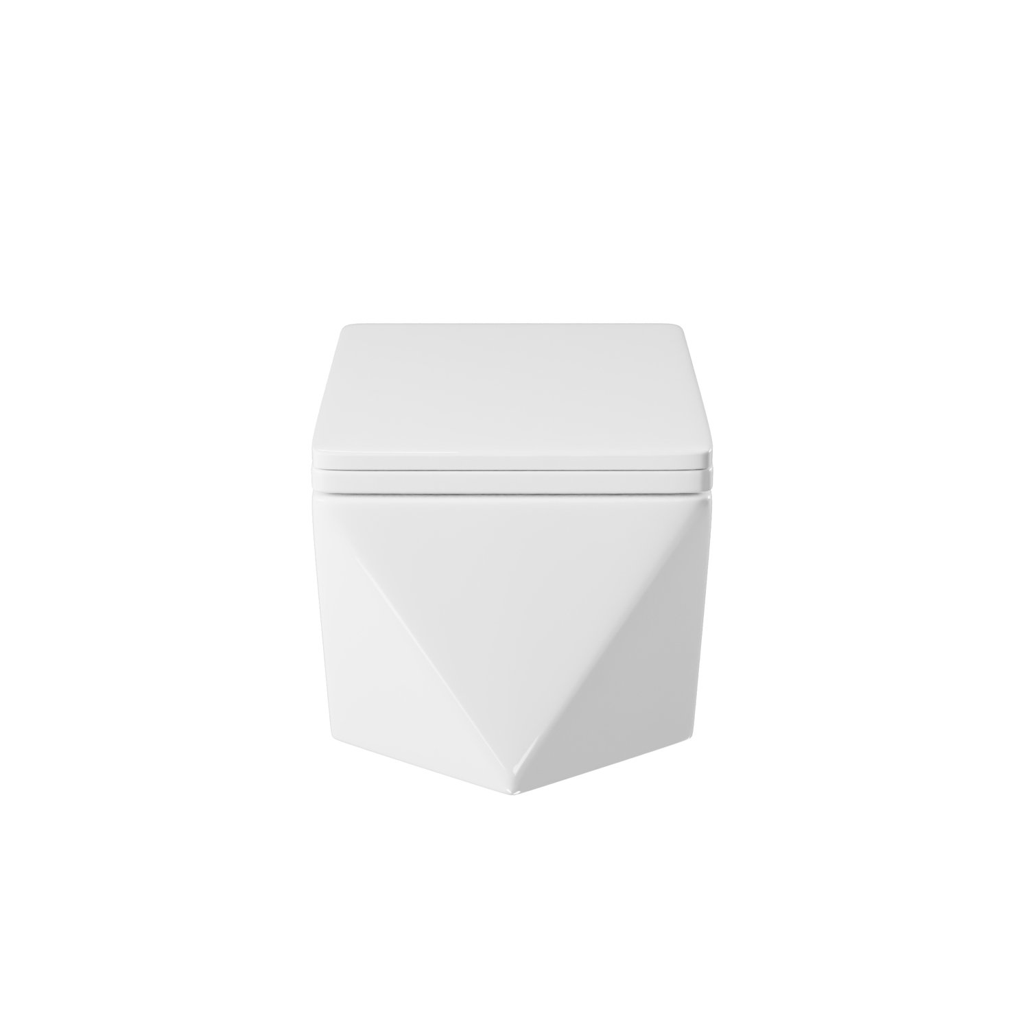 Унитаз Grossman Cristal GR-4481 подвесной, безободковый, с сиденьем микролифт, цвет белый - фото 1