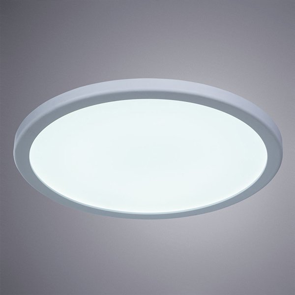 Потолочный светильник Arte Lamp Mesura A7974PL-1WH, арматура белая, плафон пластик белый, 18х18 см