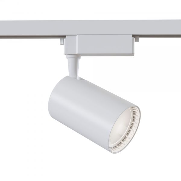 Трековый светильник Maytoni Technical Vuoro TR003-1-30W4K-W, арматура белая, плафон металл белый