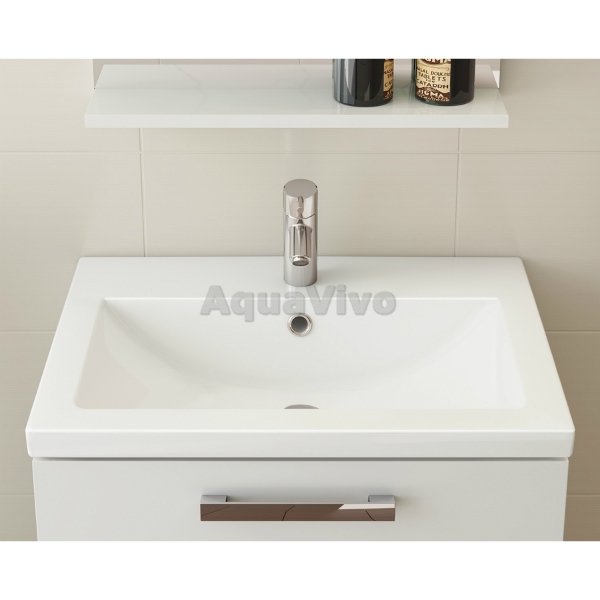 Мебель для ванной Cersanit Melar 50 с раковиной Como, цвет белый - фото 1