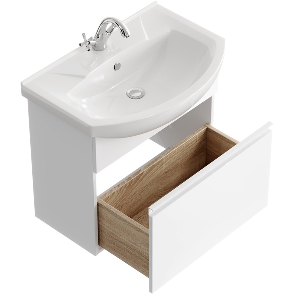 Мебель для ванной Aqwella Rodos 65, подвесная, цвет белый