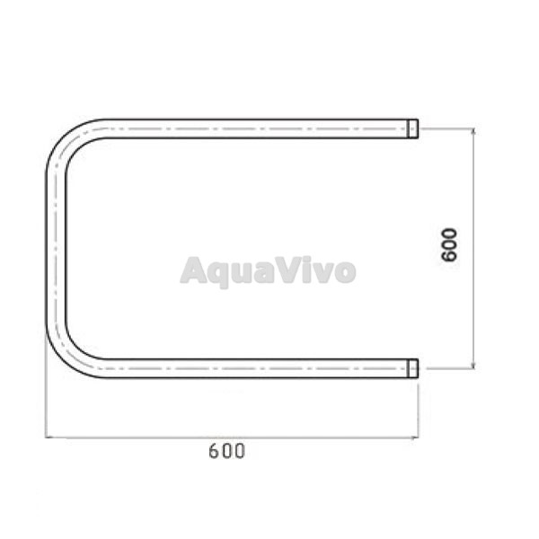 Полотенцесушитель Тругор П1 60х60 водяной - фото 1