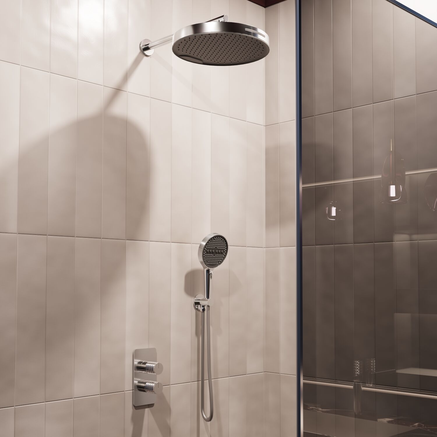 Душевой комплект Vincea Domus VSFW-5DM0CH, встраиваемый, цвет хром - фото 1