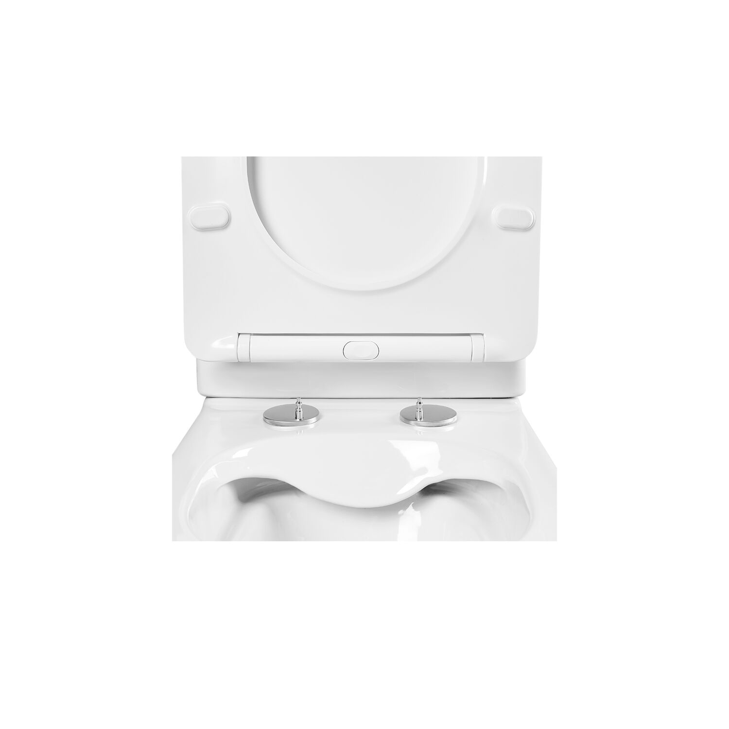 Унитаз-компакт Акватек Либра AQ1263N напольный, безободковый, с сиденьем микролифт, цвет белый - фото 1