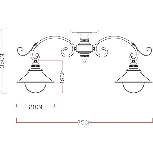 Потолочная люстра Arte Lamp Grazioso A4577PL-5WG, арматура белая / золото, плафоны стекло прозрачное, 75х75 см - фото 1